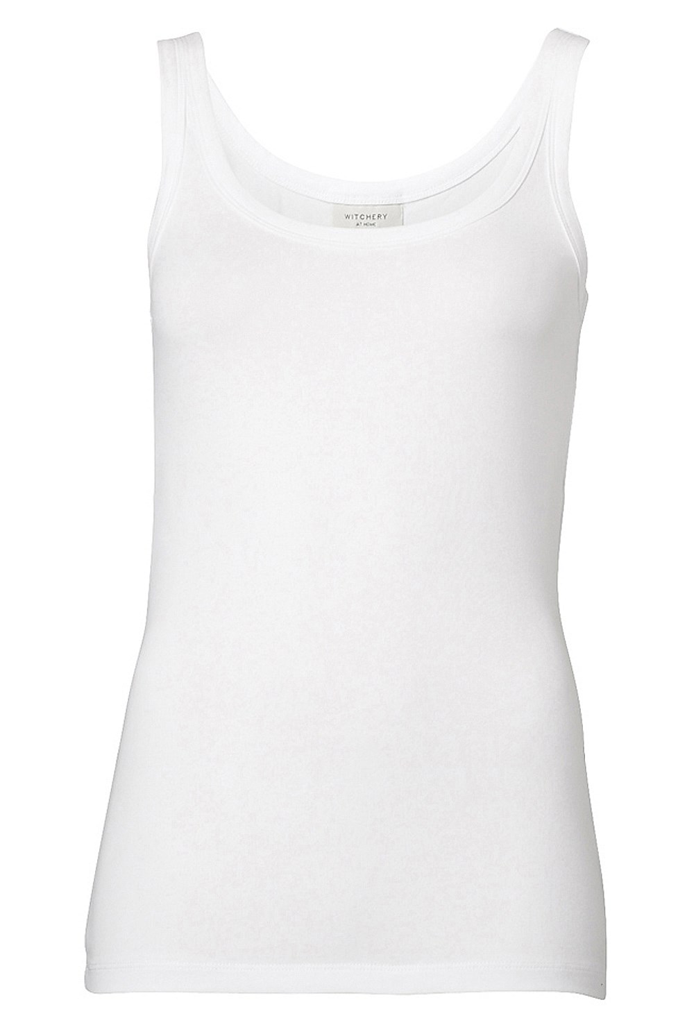 Cotton Basic Scoop Tank
