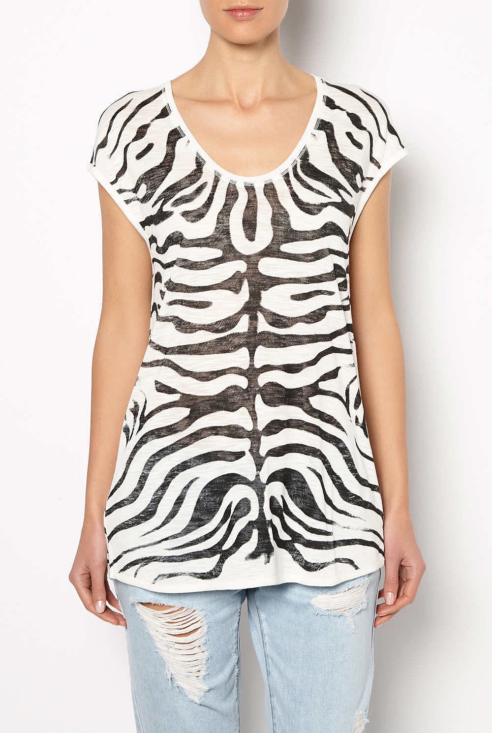 Zebra Print Tee