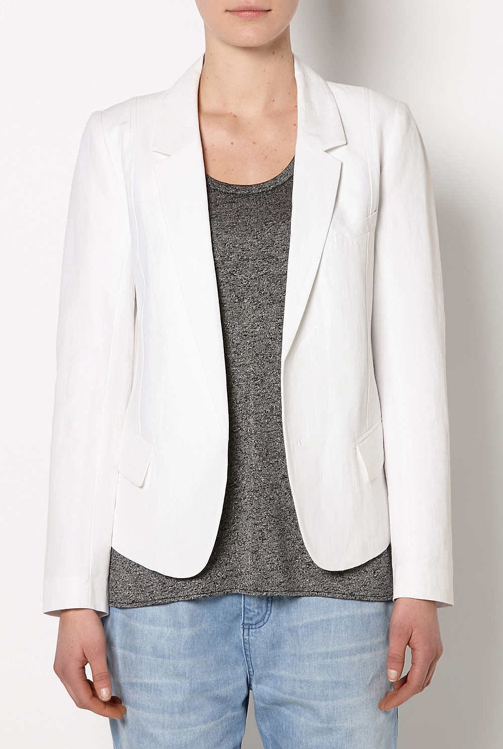 Linen Kick Back Blazer