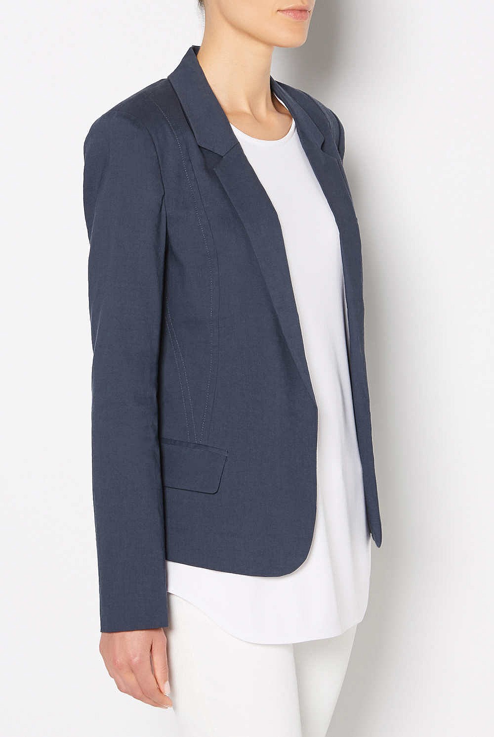 Linen Kick Back Blazer