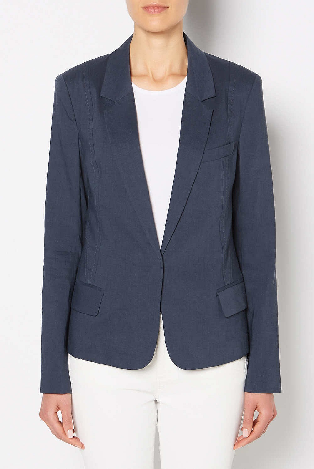 Linen Kick Back Blazer