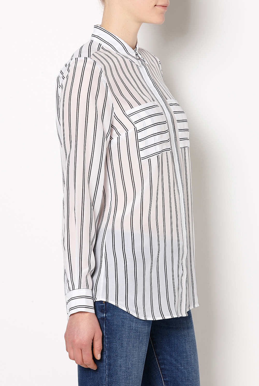 Contrast Stripe Shirt