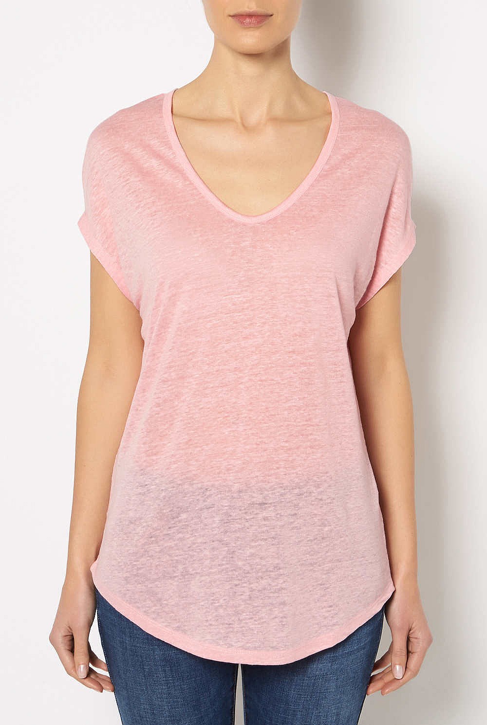 Linen Short Sleeve Tee