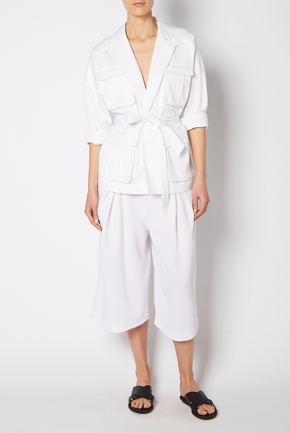 Sage Belted Jacket
