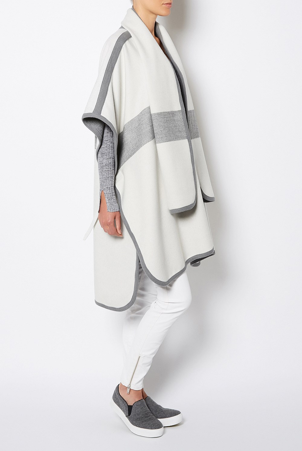 Stripe Blanket Wrap