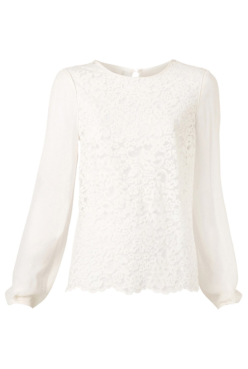 Lace Front Blouse