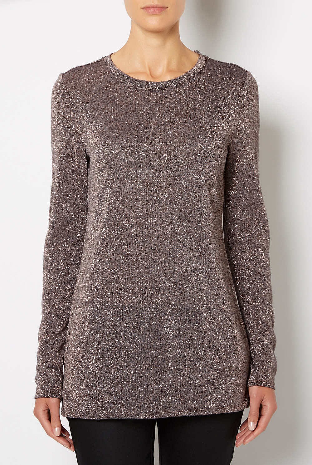 Sheer Lurex Top