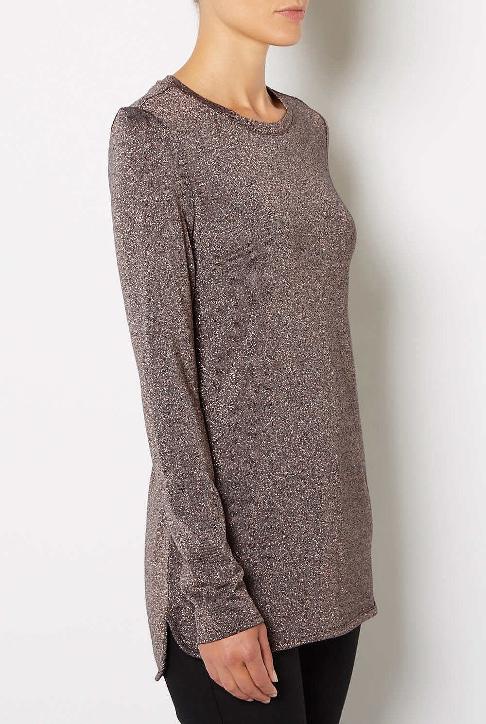 Sheer Lurex Top